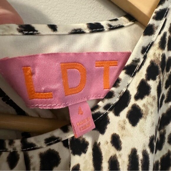 LDT Leopard Print Women's Dress Size 4 NWT - Picture 6 of 10
